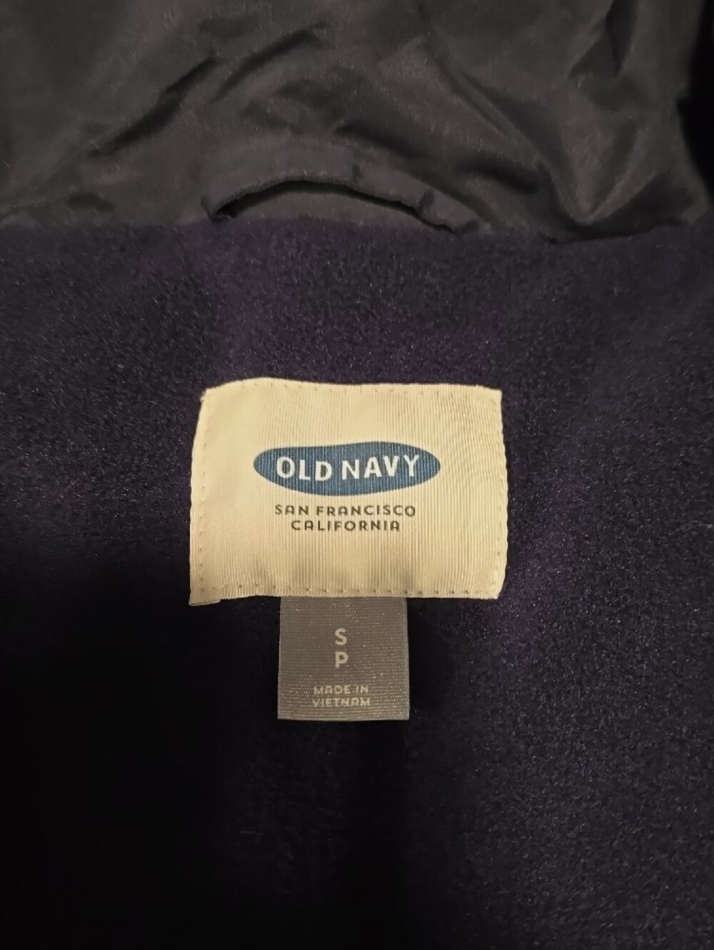 Old Navy Navy Fleece-Lined Jacket Vest - Picture 2 of 5
